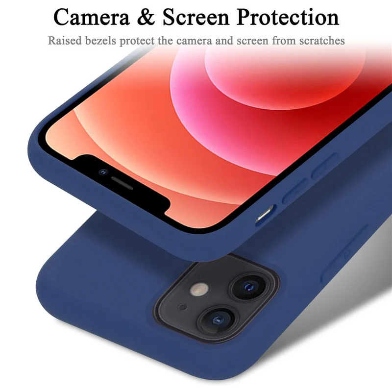 Cadorabo Hülle kompatibel mit Apple iPhone 12 MINI Schutzhülle aus flexiblem TPU Silikon