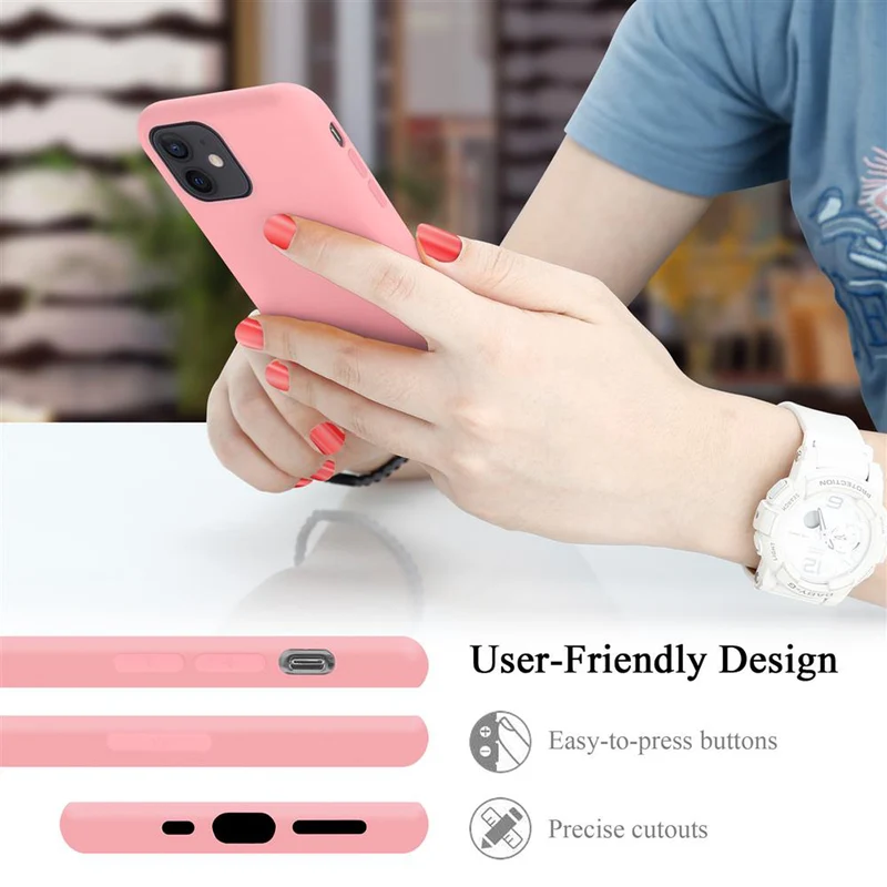 Cadorabo Hülle kompatibel mit Apple iPhone 12 MINI Schutzhülle aus flexiblem TPU Silikon