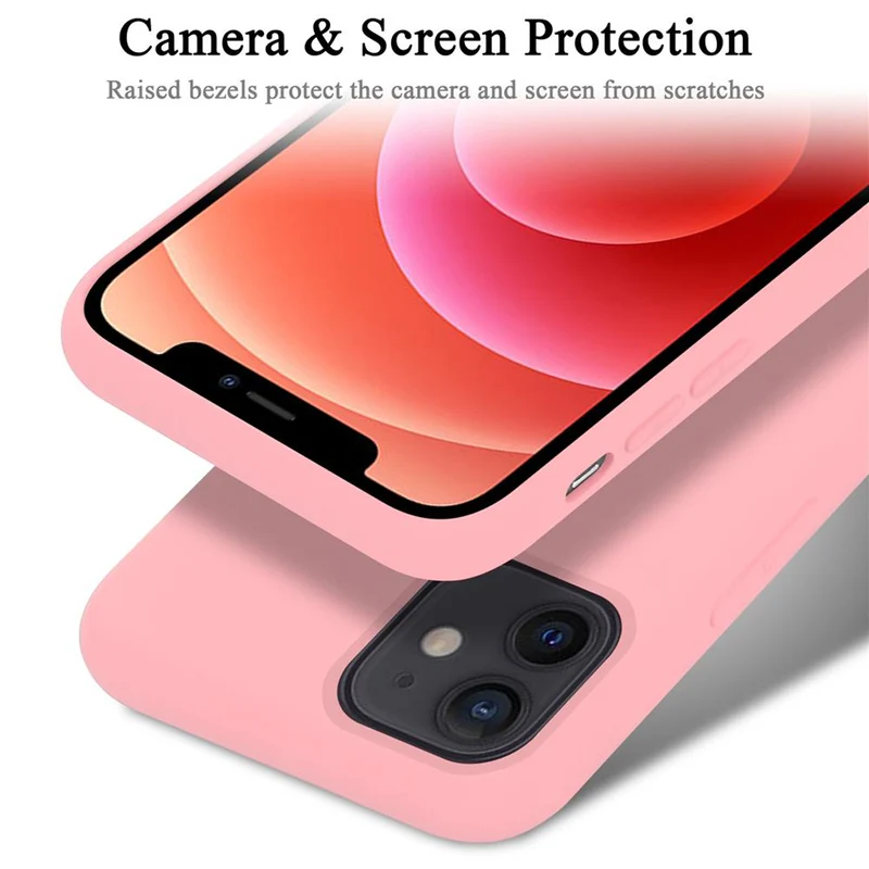 Cadorabo Hülle kompatibel mit Apple iPhone 12 MINI Schutzhülle aus flexiblem TPU Silikon