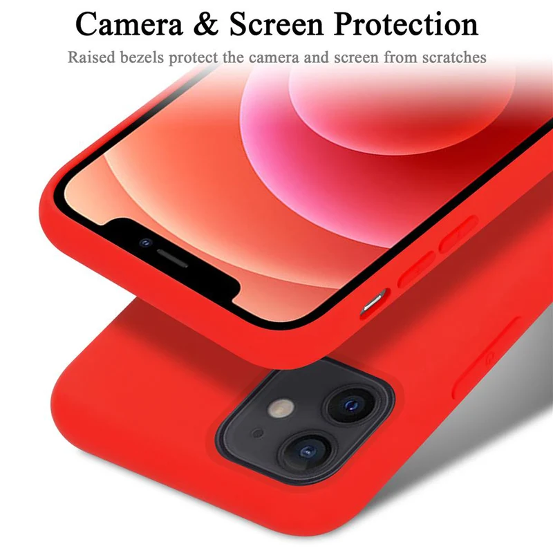 Cadorabo Hülle kompatibel mit Apple iPhone 12 MINI Schutzhülle aus flexiblem TPU Silikon