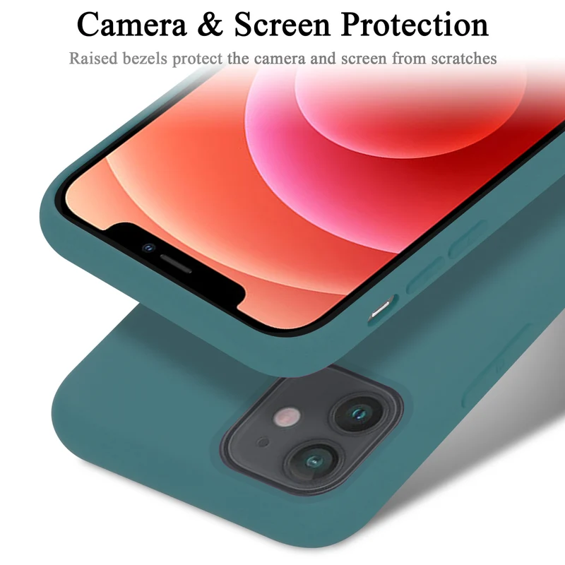 Cadorabo Hülle kompatibel mit Apple iPhone 12 MINI Schutzhülle aus flexiblem TPU Silikon