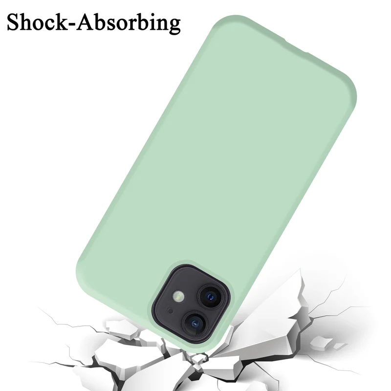 Cadorabo Hülle kompatibel mit Apple iPhone 12 MINI Schutzhülle aus flexiblem TPU Silikon