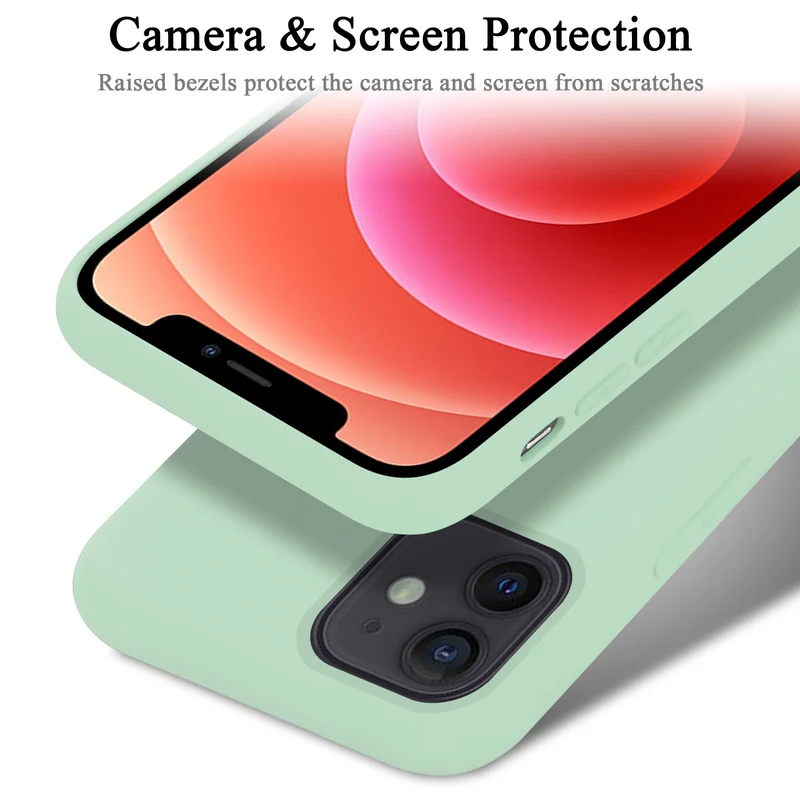 Cadorabo Hülle kompatibel mit Apple iPhone 12 MINI Schutzhülle aus flexiblem TPU Silikon