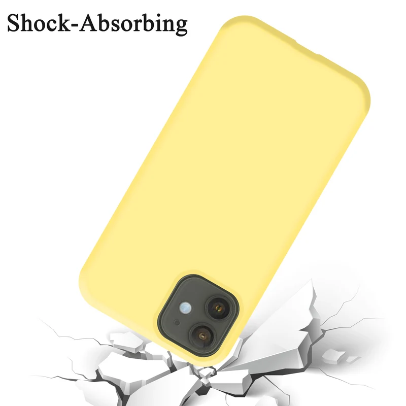 Cadorabo Hülle kompatibel mit Apple iPhone 12 MINI Schutzhülle aus flexiblem TPU Silikon