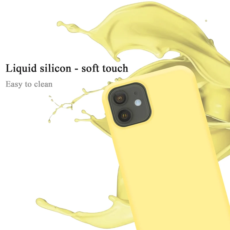 Cadorabo Hülle kompatibel mit Apple iPhone 12 MINI Schutzhülle aus flexiblem TPU Silikon