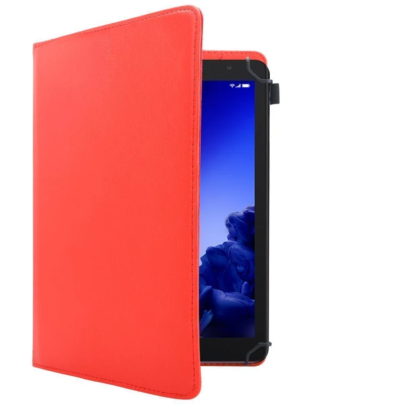 Cadorabo Tablet Hülle kompatibel mit 10" Tablets 360 Grad Schutzhülle aus Kunstleder mit Standfunktion und Gummiband