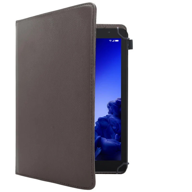 Cadorabo Tablet Hülle kompatibel mit 10" Tablets 360 Grad Schutzhülle aus Kunstleder mit Standfunktion und Gummiband