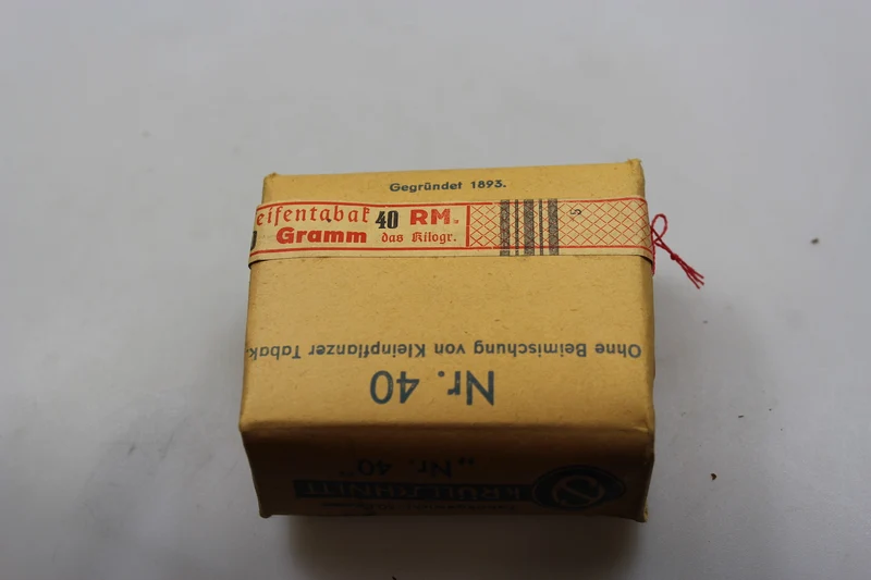 "Krullscnit" 50 Gramm Packung Tabak aus den 40er Jahren