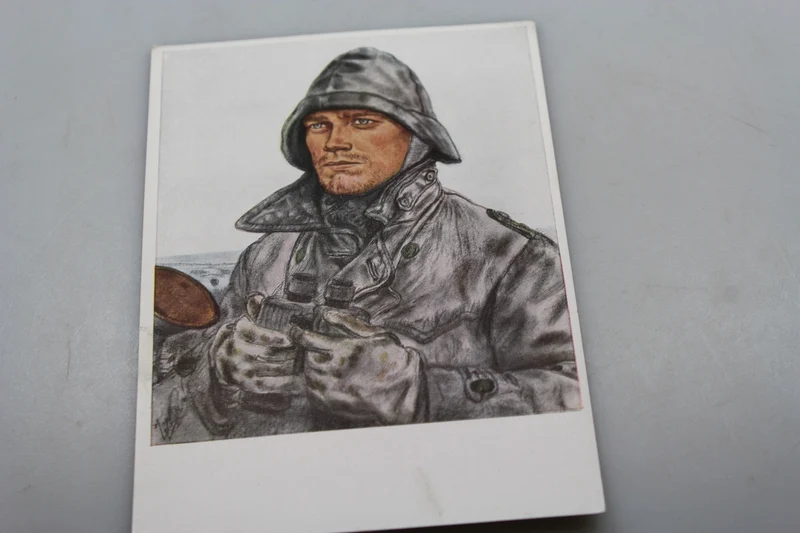 Willrich Postkarte – U-Boot-Waffe Serie – Ein Kriegsoffizier