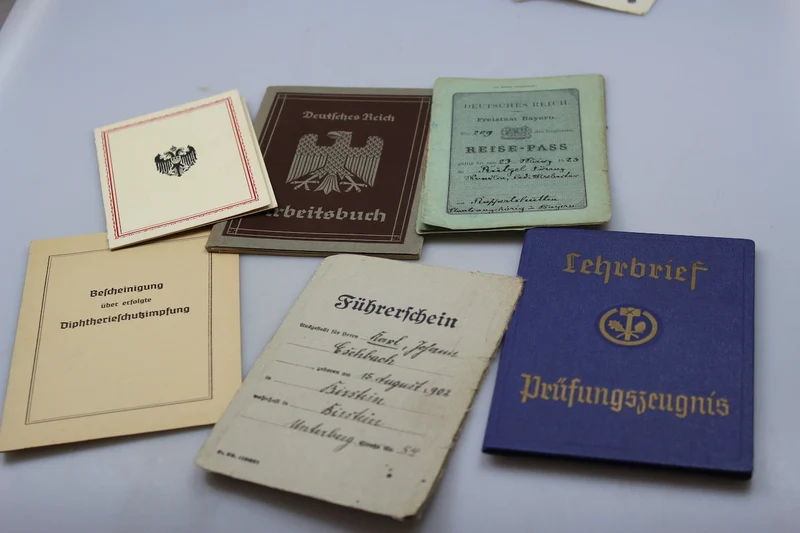 Konvolut Einfamilienhaus Unterlagen 30er/40er Jahre