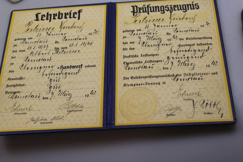 Konvolut Einfamilienhaus Unterlagen 30er/40er Jahre