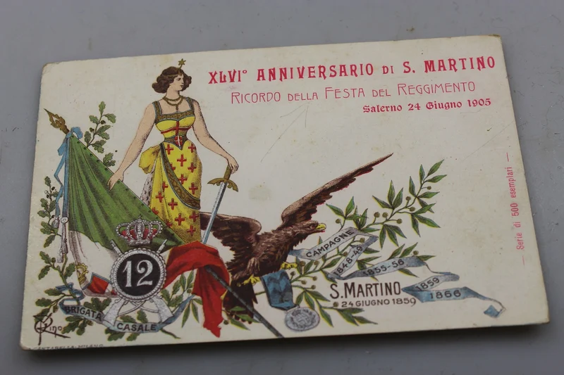 Postkarte 12. Brigade "Casale" REI