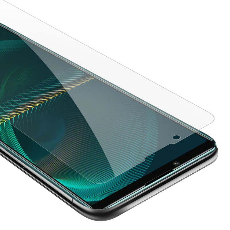 Cadorabo Panzer Folie kompatibel mit Sony Xperia 5 III - Schutzfolie Gehärtetes (Tempered) Display-Schutzglas in 9H Härte mit 3D Touch Kompatibilität