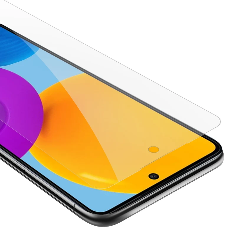 Cadorabo Panzer Folie kompatibel mit Samsung Galaxy M52 5G - Schutzfolie Gehärtetes (Tempered) Display-Schutzglas in 9H Härte mit 3D Touch Kompatibilität