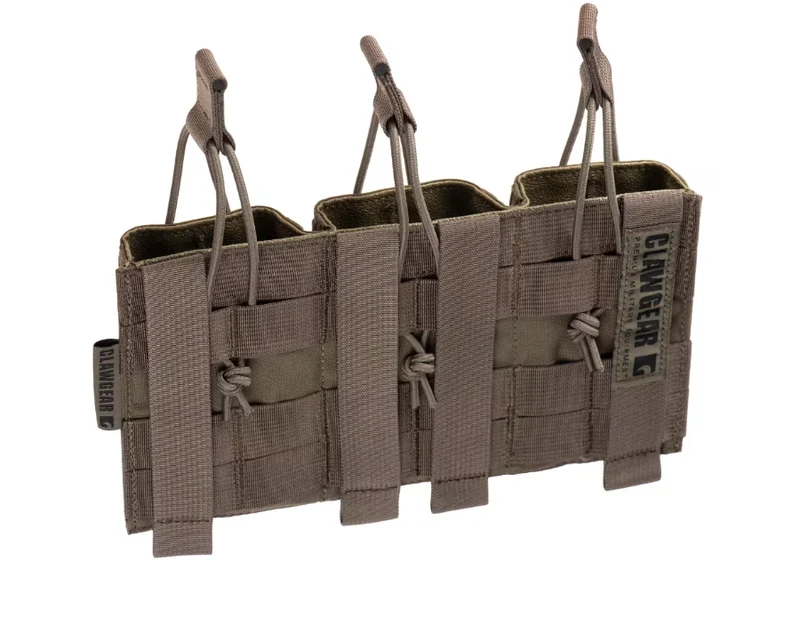 Clawgear 5.56mm Open Triple Mag Pouch Core