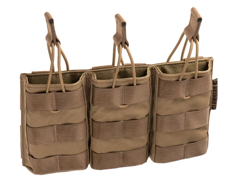Clawgear 5.56mm Open Triple Mag Pouch Core