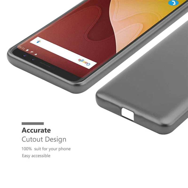 Cadorabo Hülle kompatibel mit WIKO VIEW GO Schutzhülle aus flexiblem TPU Silikon