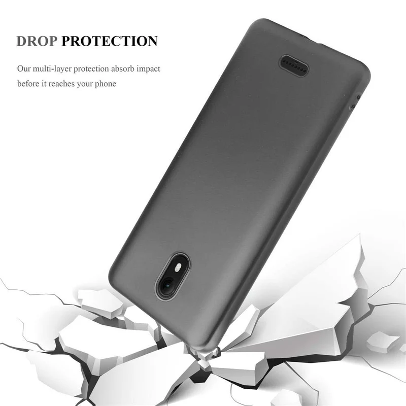 Cadorabo Hülle kompatibel mit WIKO VIEW GO Schutzhülle aus flexiblem TPU Silikon