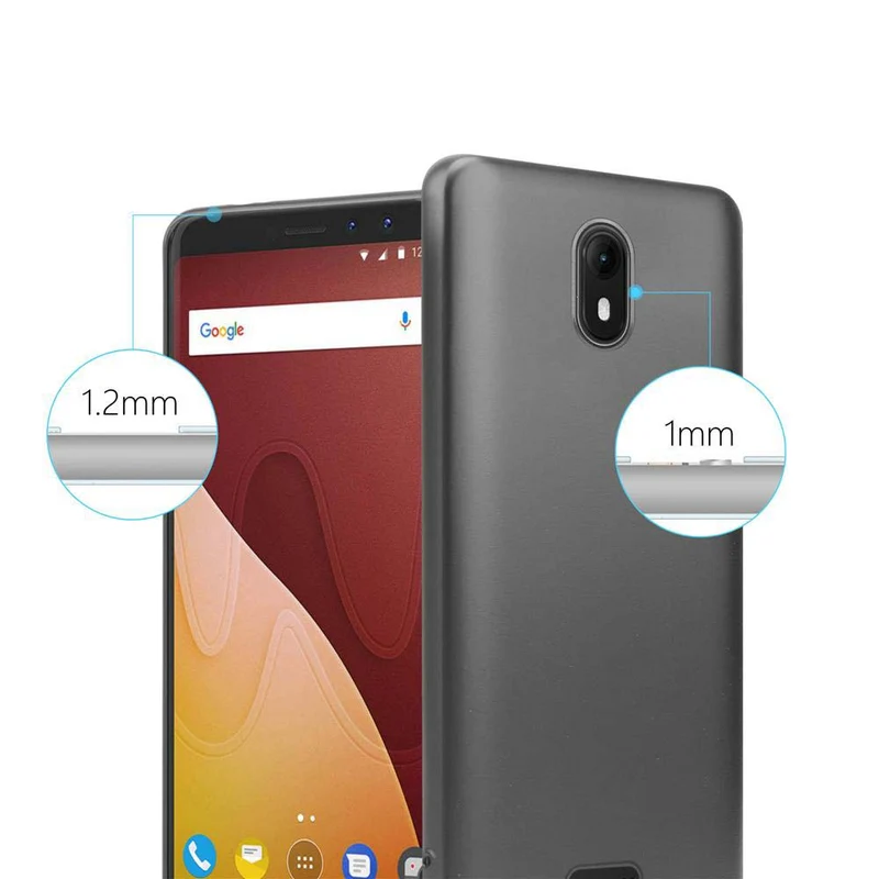 Cadorabo Hülle kompatibel mit WIKO VIEW GO Schutzhülle aus flexiblem TPU Silikon