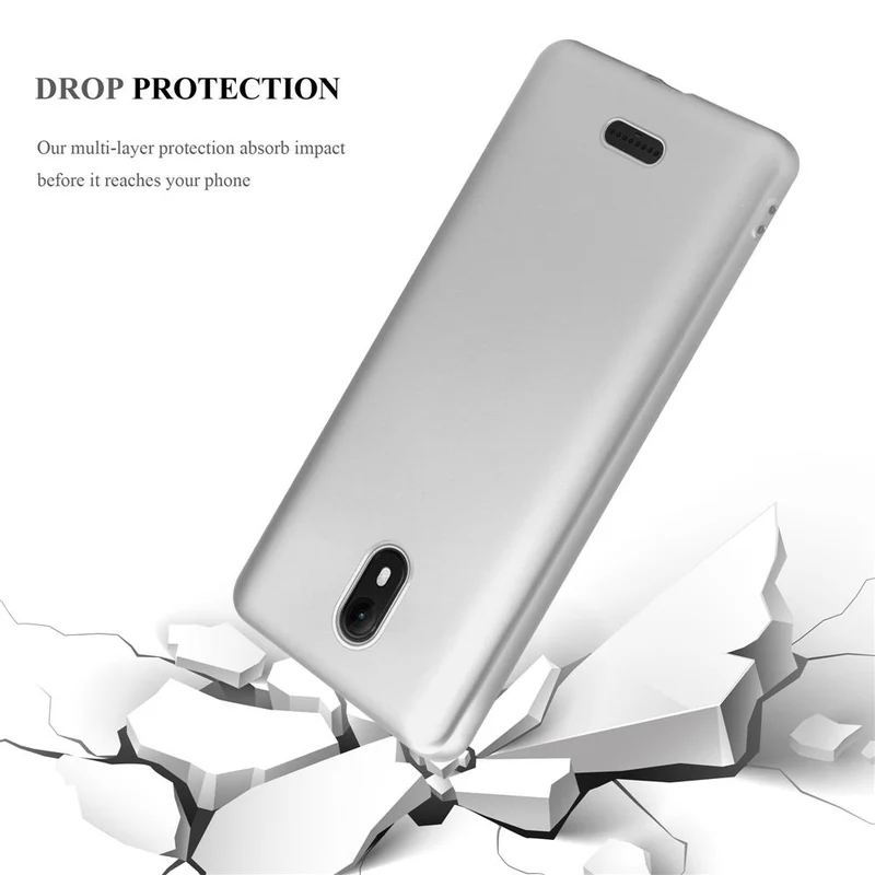 Cadorabo Hülle kompatibel mit WIKO VIEW GO Schutzhülle aus flexiblem TPU Silikon