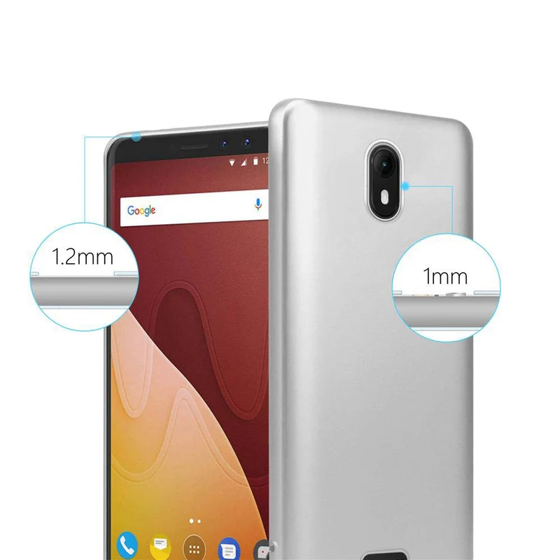 Cadorabo Hülle kompatibel mit WIKO VIEW GO Schutzhülle aus flexiblem TPU Silikon