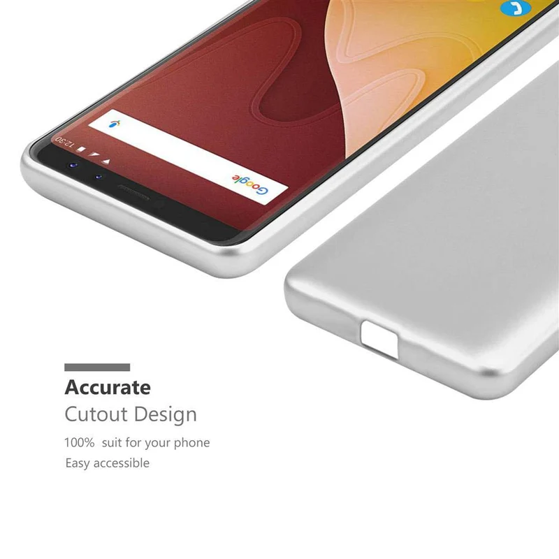 Cadorabo Hülle kompatibel mit WIKO VIEW GO Schutzhülle aus flexiblem TPU Silikon