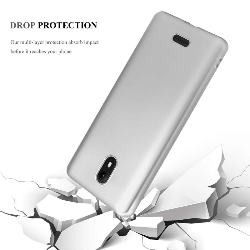 Cadorabo Hülle kompatibel mit WIKO VIEW GO Schutzhülle aus flexiblem TPU Silikon