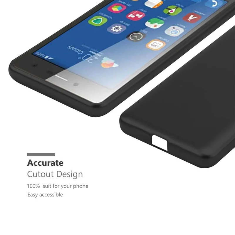 Cadorabo Hülle kompatibel mit ZTE Blade L7 Schutzhülle aus flexiblem TPU Silikon