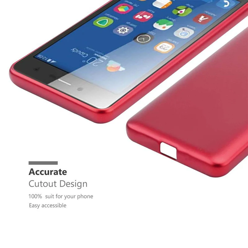 Cadorabo Hülle kompatibel mit ZTE Blade L7 Schutzhülle aus flexiblem TPU Silikon