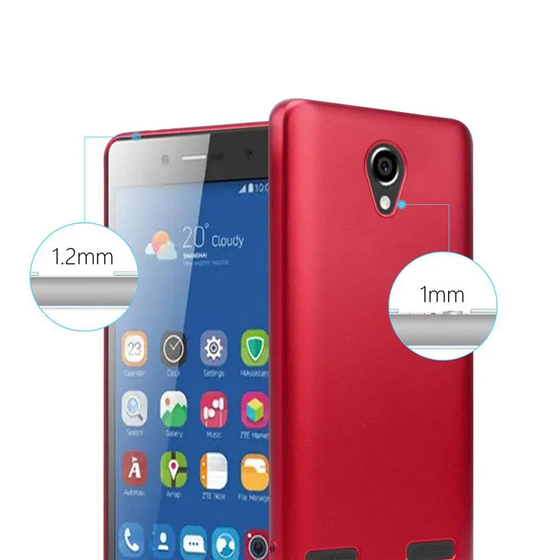 Cadorabo Hülle kompatibel mit ZTE Blade L7 Schutzhülle aus flexiblem TPU Silikon