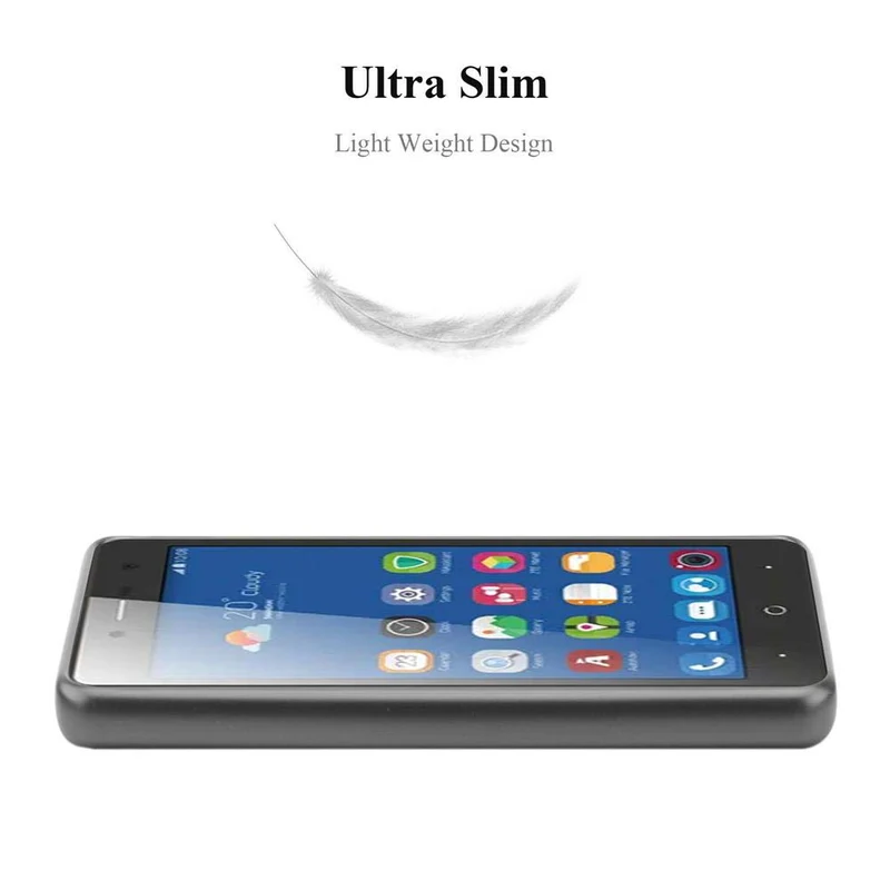 Cadorabo Hülle kompatibel mit ZTE Blade L7 Schutzhülle aus flexiblem TPU Silikon