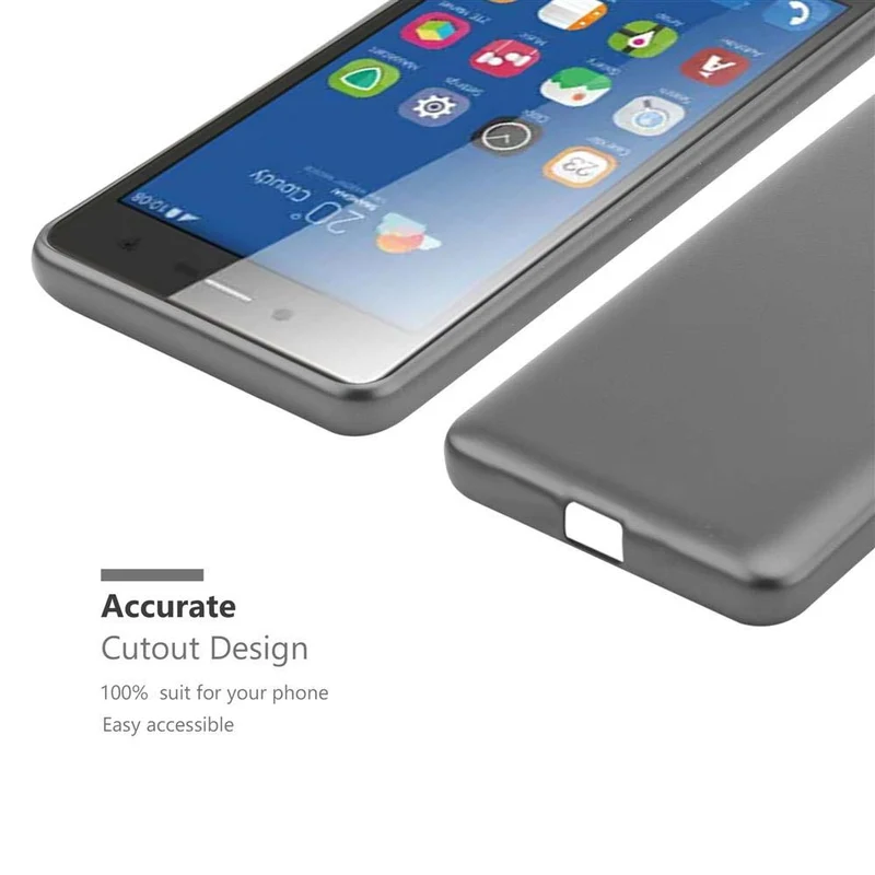 Cadorabo Hülle kompatibel mit ZTE Blade L7 Schutzhülle aus flexiblem TPU Silikon