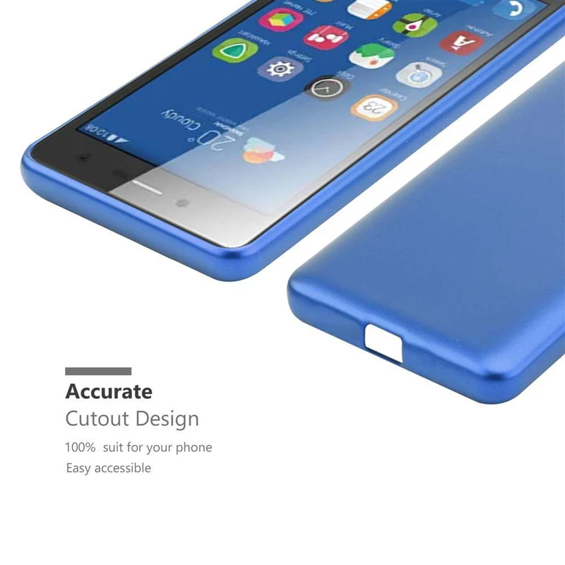 Cadorabo Hülle kompatibel mit ZTE Blade L7 Schutzhülle aus flexiblem TPU Silikon