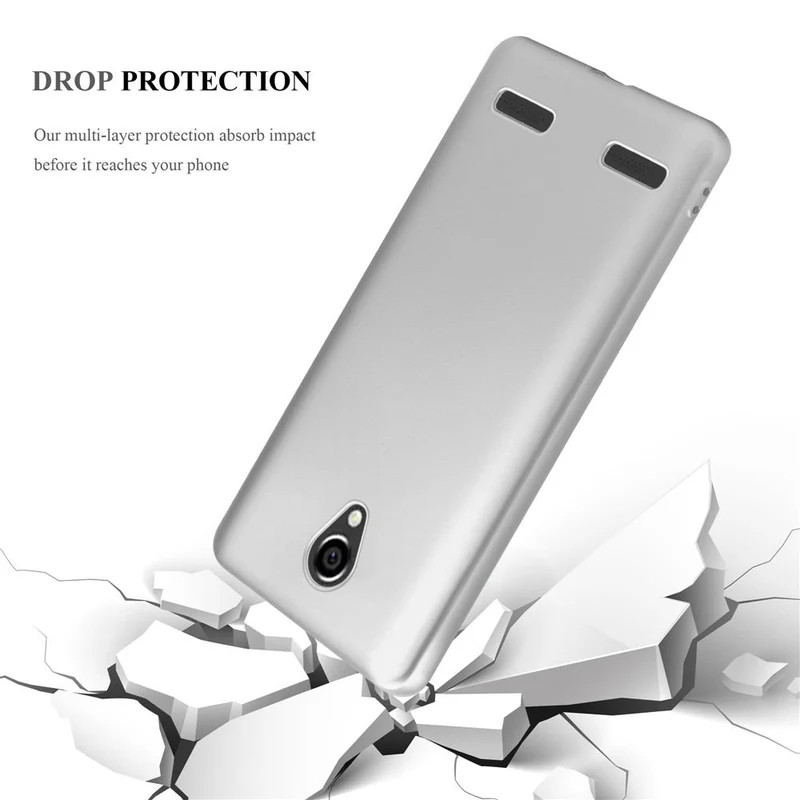 Cadorabo Hülle kompatibel mit ZTE Blade L7 Schutzhülle aus flexiblem TPU Silikon