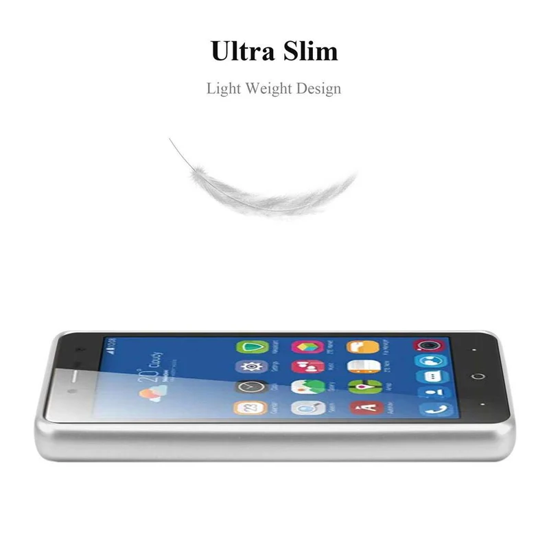 Cadorabo Hülle kompatibel mit ZTE Blade L7 Schutzhülle aus flexiblem TPU Silikon