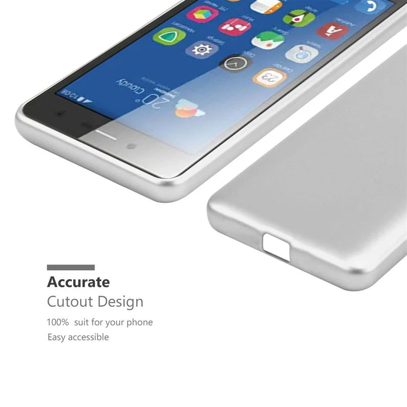 Cadorabo Hülle kompatibel mit ZTE Blade L7 Schutzhülle aus flexiblem TPU Silikon