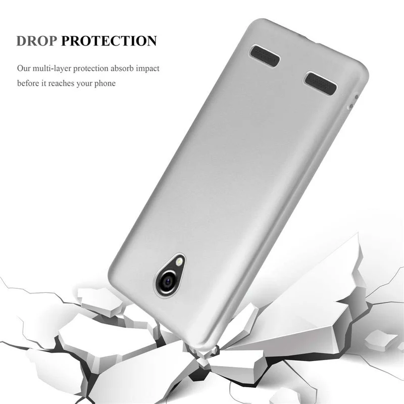 Cadorabo Hülle kompatibel mit ZTE Blade L7 Schutzhülle aus flexiblem TPU Silikon