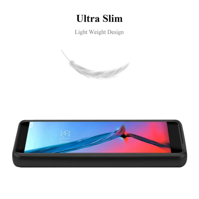 Cadorabo Hülle kompatibel mit ZTE Blade V9 Schutzhülle aus flexiblem TPU Silikon