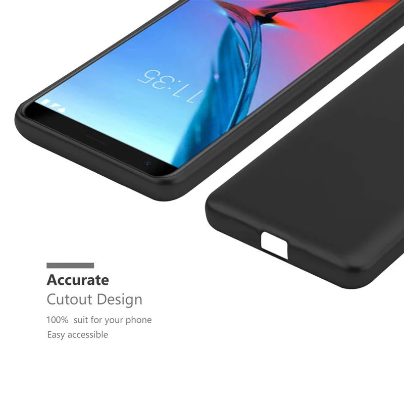 Cadorabo Hülle kompatibel mit ZTE Blade V9 Schutzhülle aus flexiblem TPU Silikon