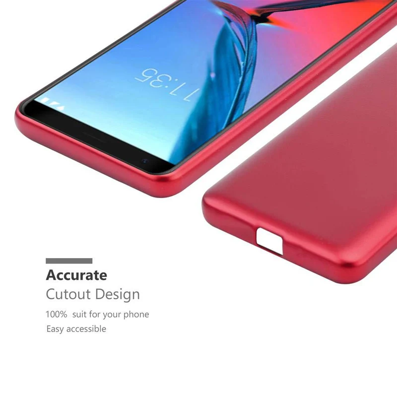 Cadorabo Hülle kompatibel mit ZTE Blade V9 Schutzhülle aus flexiblem TPU Silikon