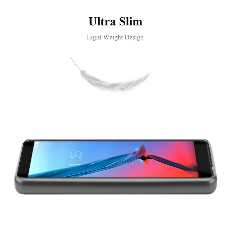 Cadorabo Hülle kompatibel mit ZTE Blade V9 Schutzhülle aus flexiblem TPU Silikon