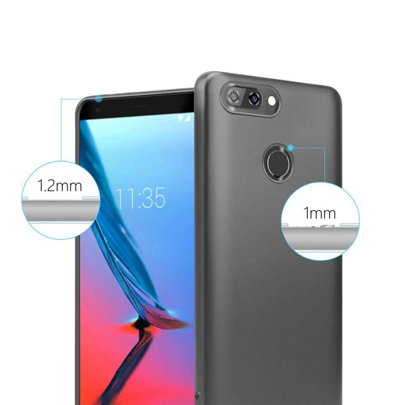 Cadorabo Hülle kompatibel mit ZTE Blade V9 Schutzhülle aus flexiblem TPU Silikon