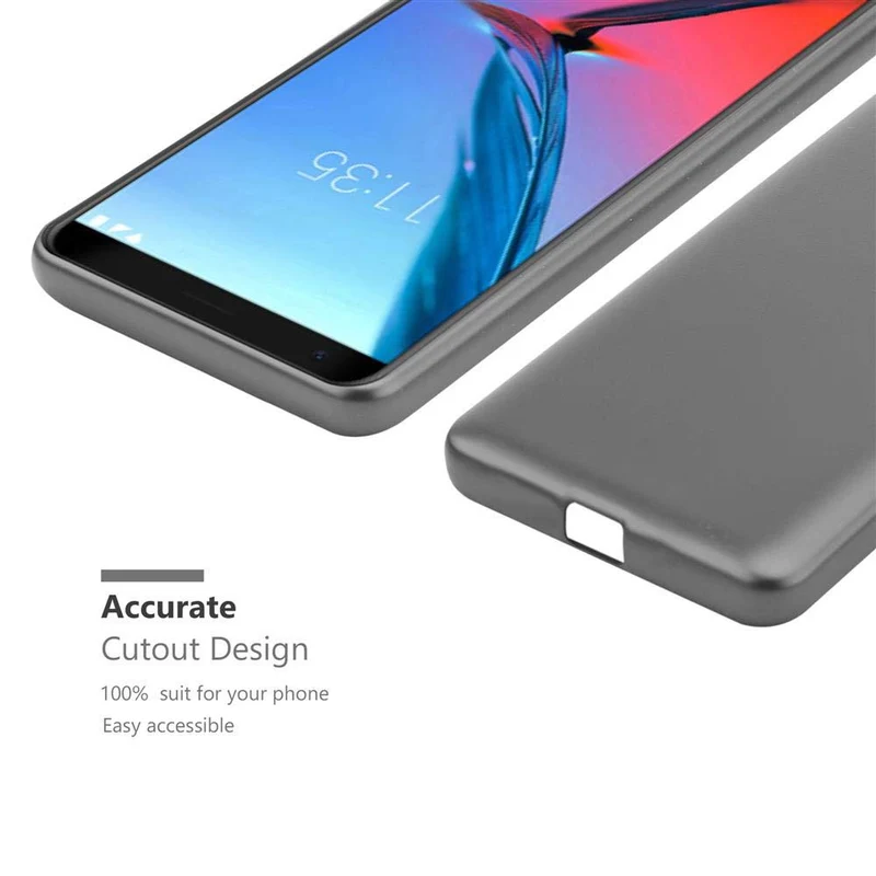 Cadorabo Hülle kompatibel mit ZTE Blade V9 Schutzhülle aus flexiblem TPU Silikon