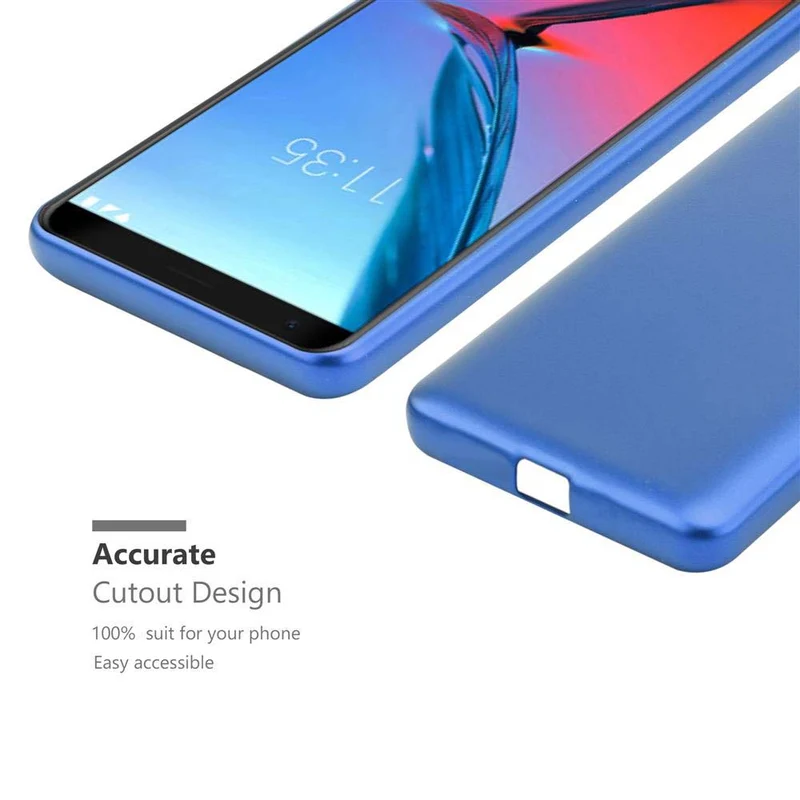 Cadorabo Hülle kompatibel mit ZTE Blade V9 Schutzhülle aus flexiblem TPU Silikon