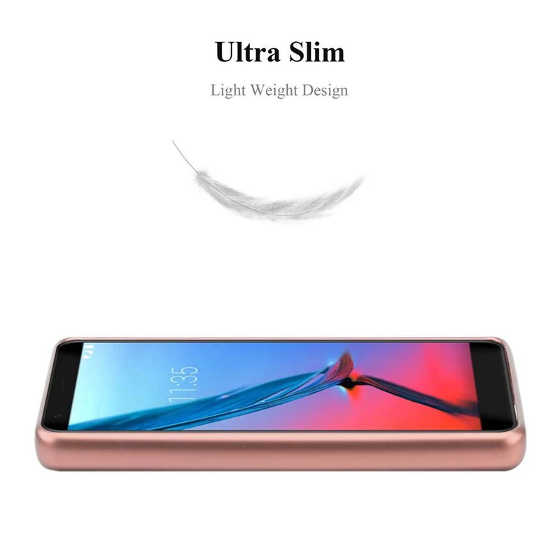 Cadorabo Hülle kompatibel mit ZTE Blade V9 Schutzhülle aus flexiblem TPU Silikon
