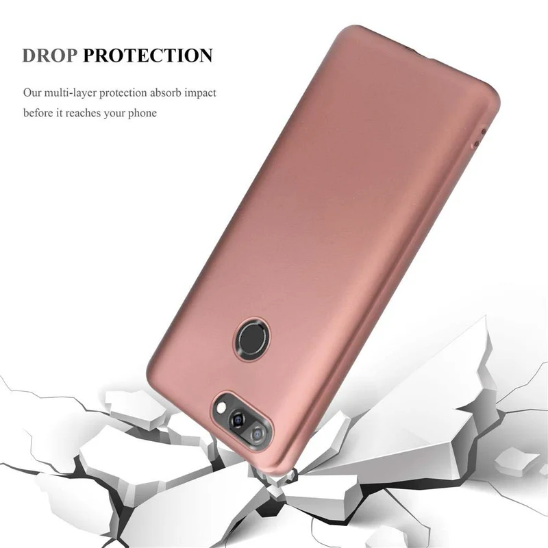 Cadorabo Hülle kompatibel mit ZTE Blade V9 Schutzhülle aus flexiblem TPU Silikon