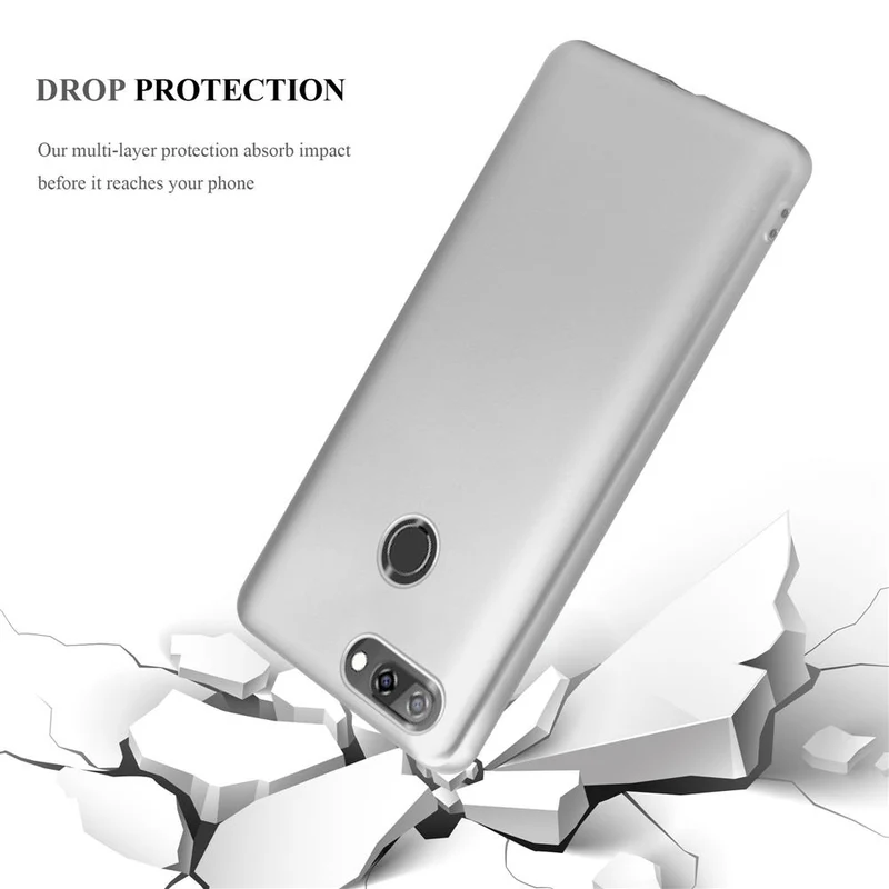 Cadorabo Hülle kompatibel mit ZTE Blade V9 Schutzhülle aus flexiblem TPU Silikon