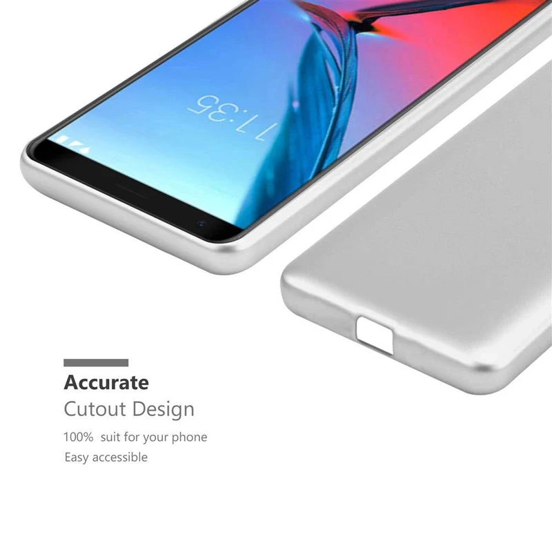 Cadorabo Hülle kompatibel mit ZTE Blade V9 Schutzhülle aus flexiblem TPU Silikon