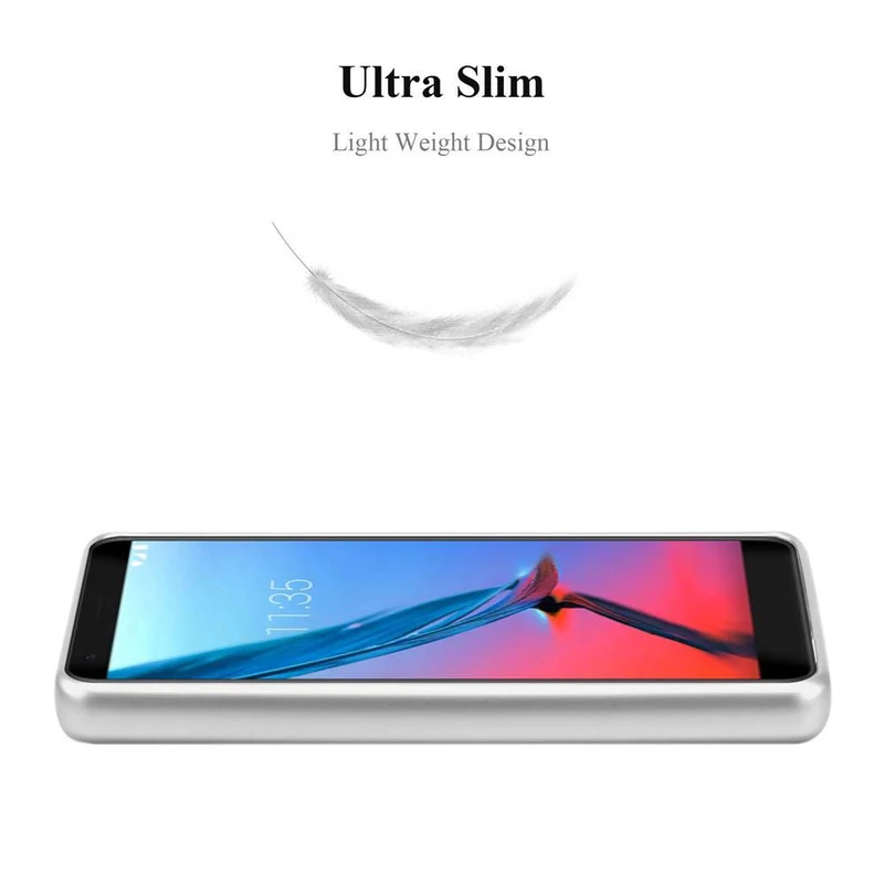 Cadorabo Hülle kompatibel mit ZTE Blade V9 Schutzhülle aus flexiblem TPU Silikon