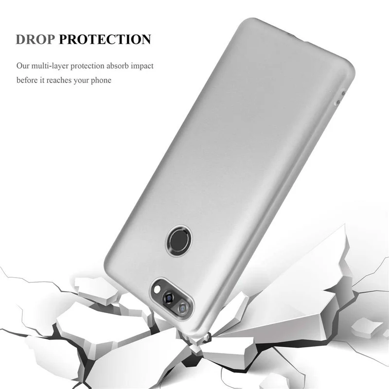 Cadorabo Hülle kompatibel mit ZTE Blade V9 Schutzhülle aus flexiblem TPU Silikon